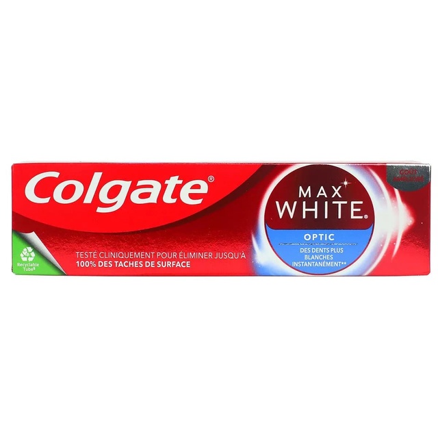Зубна паста Colgate Max White Optic 75 мл фото