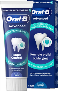 Зубная паста Oral-B Advanced Против зубного налета с очистительными кристаллами 75 мл фото