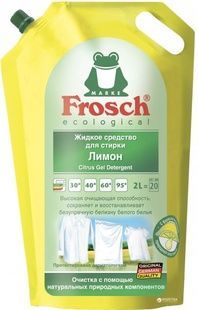 Жидкое стиральное средство Frosch Лимон 2 л фото