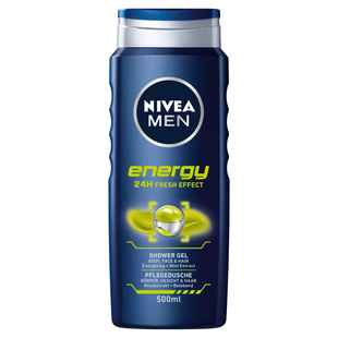 Гель для душу Nivea Men 3in1 Energy 24h 500мл фото
