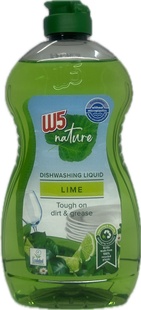 Засіб для миття посуду W5 Nature Lime 500 мл фото