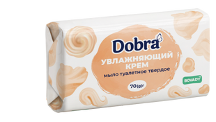 DOBRA мыло 70г Увлажняющий крем фото