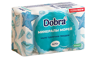 Dobra мило екопак 4*70г Мінерали морів фото