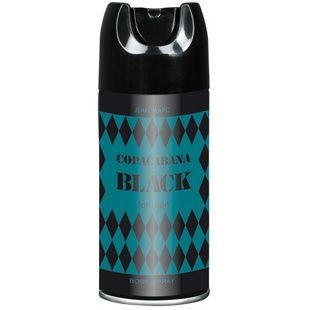 Дезодорант-спрей чоловічий Jean Marc Copacabana Black 150 мл фото