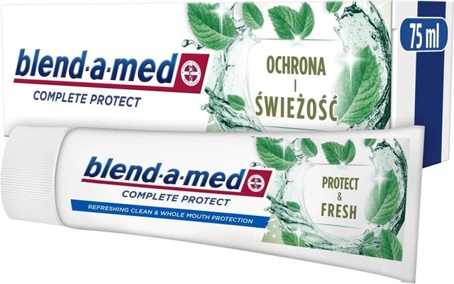 Зубна паста Blend-a-med Complete Fresh Захист та свіжість 75 мл фото