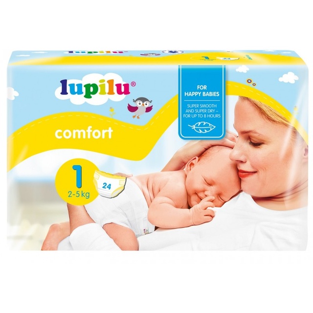 Підгузки Lupilu Comfort Newborn 1 (2-5кг) 24 шт фото