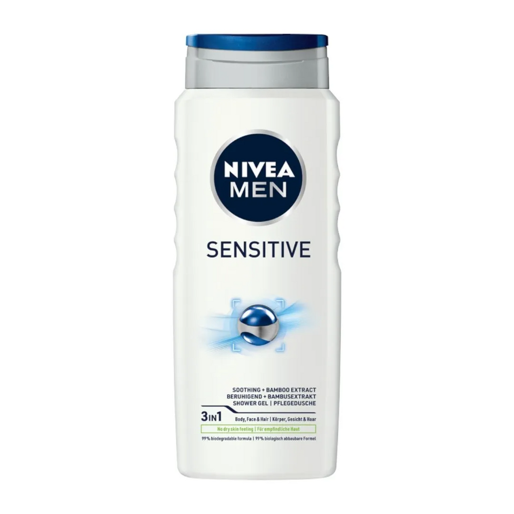 Гель для душу Nivea Men Sensitive, 500 мл фото