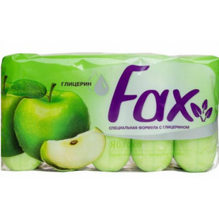 Мыло туалетное Fax Яблоко 5*70 г фото