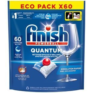 Таблетки для посудомийних машин Finish Quantum  60 шт. фото