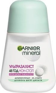 Антиперспирант Garnier Mineral Ультразащита против запаха и влажности роликовый 50 мл фото