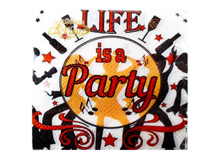 Салфетка декоративная La Fleur Party 2 слоя 33х33см 16шт фото