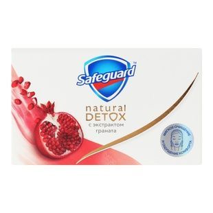Мыло Safeguard Natural Detox с экстрактом граната 110г фото