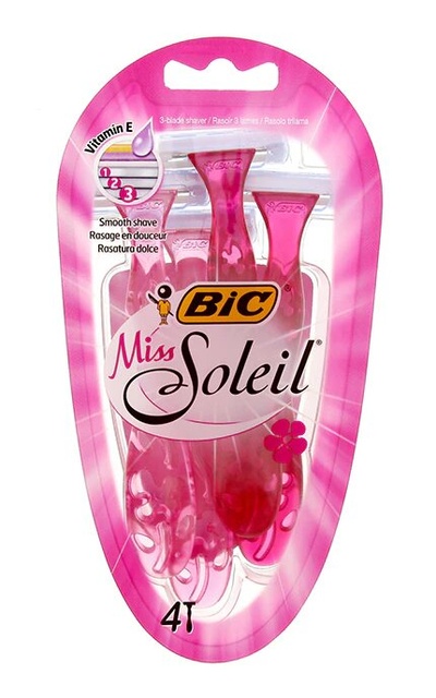 Набір одноразових станків для гоління  BIC Miss Soleil, 4 шт фото