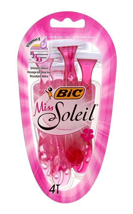 Набір одноразових станків для гоління BIC Miss Soleil, 4 шт фото