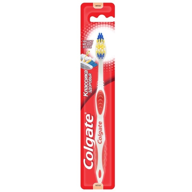 Зубна щітка Colgate Класика Плюс м'яка фото