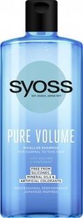 Мицеллярный шампунь Syoss Pure Volume для нормальных и тонких волос 440 мл фото