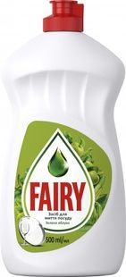 Рідкий засіб для миття посуду Fairy Зелене Яблуко 500 мл фото