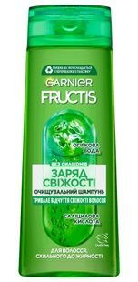Шампунь Garnier Fructis Заряд свіжості для нормального волосся, схильного до жирності 400 мл фото