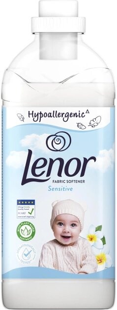 Кондиціонер для білизни Lenor Для чутливої ​​шкіри 1.6л фото