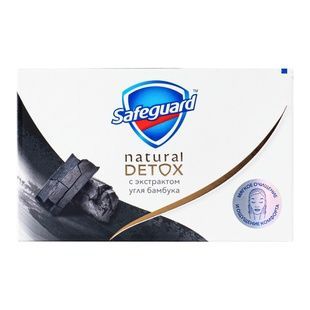Мыло Safeguard Natural Detox с экстрактом угля бамбука110г фото