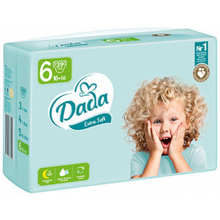 Подгузники Dada Extra Soft 6, 16+ кг, 39 шт фото