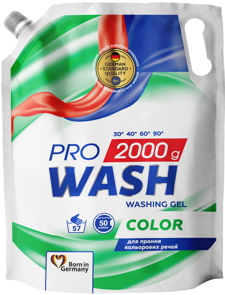 Гель для прання Pro Wash Color (DOYPACK) 2л фото