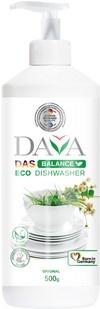 Экологическое средство для мытья посуды DAVA BALANCE 500г фото