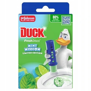 Диски чистоты для туалета Duck лайм и мята, 36 мл фото