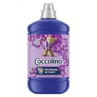 Кондиціонер для білизни Coccolino Purple Orchid & Blueberries (64 прання), 1.6 л фото