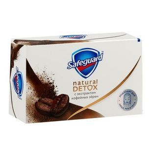 Мыло Safeguard Natural Detox с экстрактом кофейных зерен 110г фото