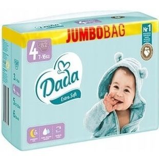 Подгузники детские DADA 4 maxi 7-18кг Jumbo Bag, 82 шт фото