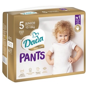 Підгузники-трусики DADA Extra Care Pants 5 junior 12-18кг 35 шт фото