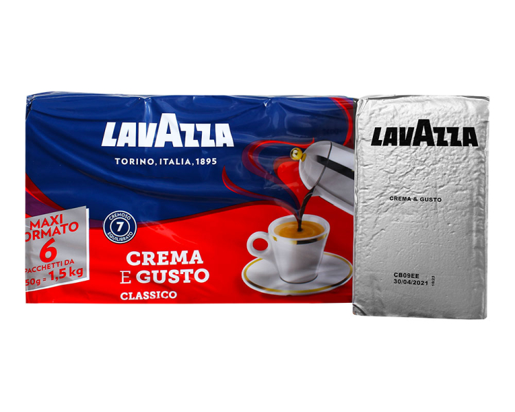 Кофе молотый Lavazza Crema&Gusto Classiko 250 г фото