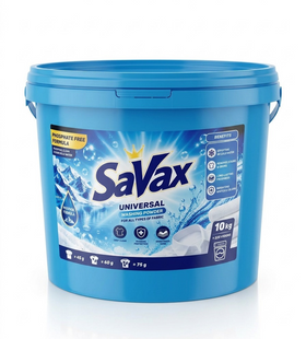 Порошок для стирки SaVax Universal 220 стирок (ведро) 10кг фото