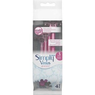 Бритва GILLETTE SIMPLY VENUS 3 BASIC, 4 шт фото