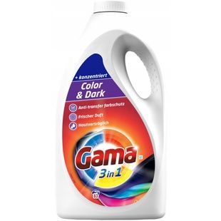 Гель для прання білизни Gama Protect для кольорового і темного білизни, 4.15 л фото