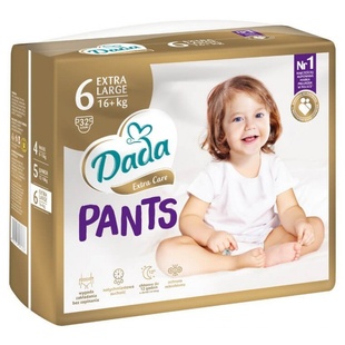 Підгузники-трусики DADA Extra Care Pants 6 extra large 16кг+ 32 шт фото