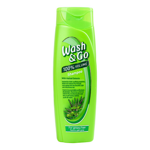Шампунь Wash&Go з екстрактами трав для жирного волосся 200 мл фото