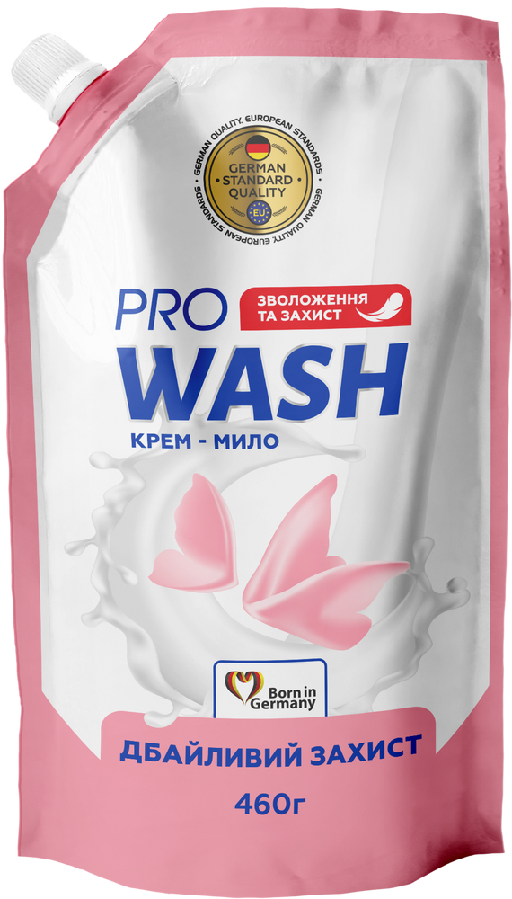 Рідке мило Pro Wash Дбайливий захист дой-пак 460 г фото